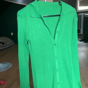 Maxi button through dress